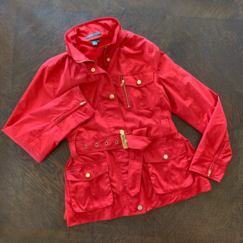 Ralph Lauren belted lightweight jacket